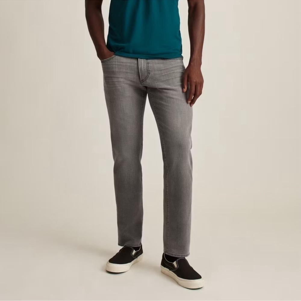 Bonobos Stone Gray Washed Straight Jeans 29W